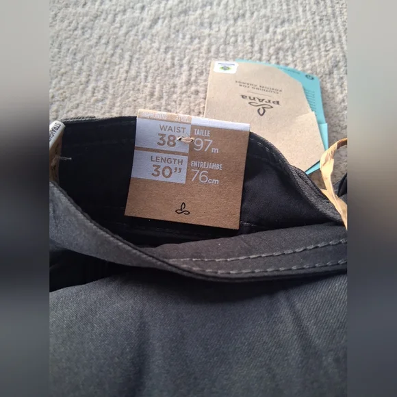 The prAna Stretch Zion Pant II - Mens, Dark Iron, - Picture 7 of 7